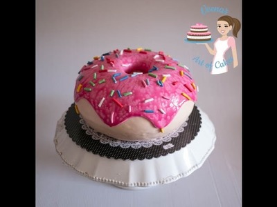 How to make a Doughnut Cake - Simple & Easy Food Cake