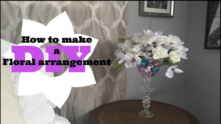How to make a floral arrangement. DIY