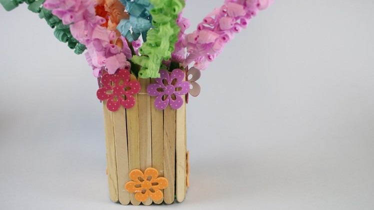 How to Make a Flower Vase from Plastic Bottle - (Recycle)