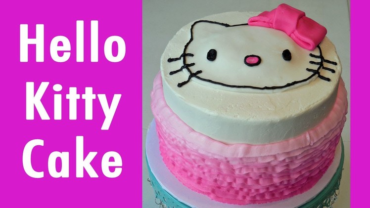 How to Make a HELLO KITTY Birthday Cake - with JILL