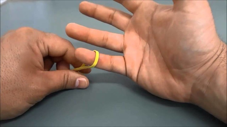How To Make A Rubber Band Gun With Your Hand