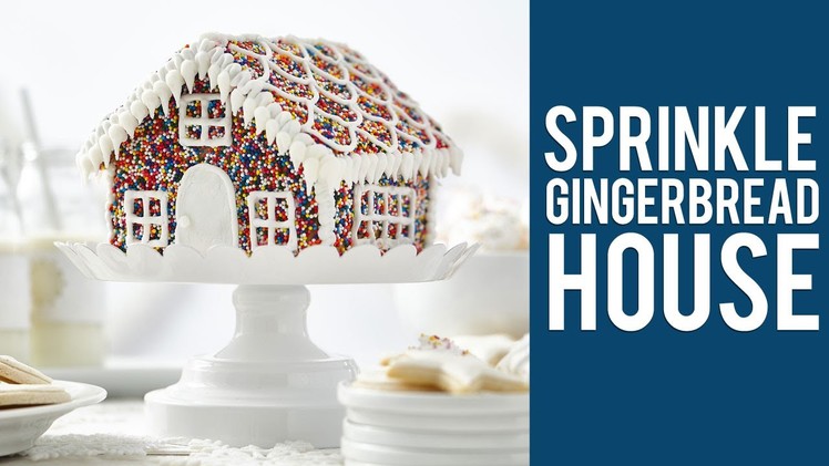 How to Make a Sprinkle Gingerbread House