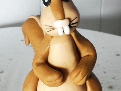 How to make a sugar paste Squirrel topper for on your cakes!