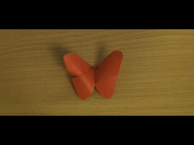 How To Make A Very Easy Origami Butterfly (HD)