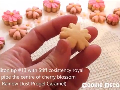 How to make cherry blossom cookies
