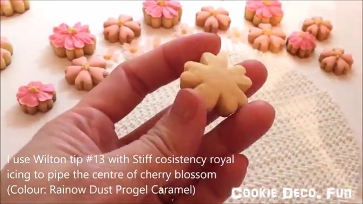 How to make cherry blossom cookies