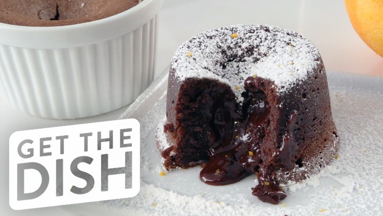 How to Make Chocolate Molten Lava Cake | Get the Dish