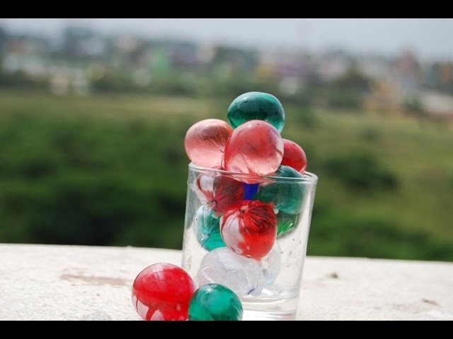 How to make color water balls easily & quickly?