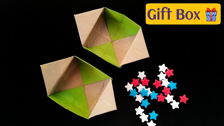 How to make easy "Gift Box with Flaps 