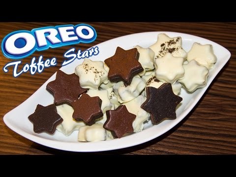 How to make OREO White Chocolate Toffee Stars