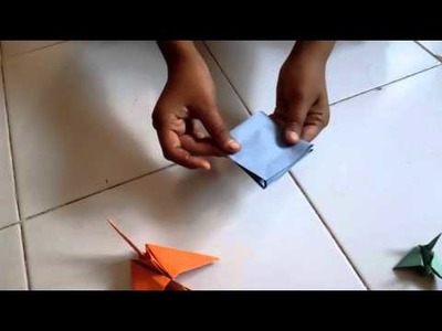 How to make paper bird in hindi
