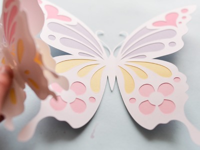 How to Make - Paper Butterfly Butterflies - Step by Step | Papierowe Motyle Motyl