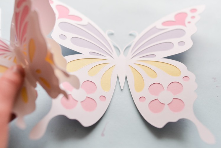 How to Make - Paper Butterfly Butterflies - Step by Step | Papierowe Motyle Motyl
