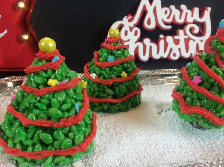 How to make Rice Krispie Christmas Trees - TheFunnyRats Collaboration