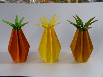 How To Make Scott's Origami Pineapple (Hala-kahiki)