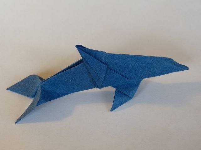 How To Make Scott's Origami  Dolphin (Nai`a)