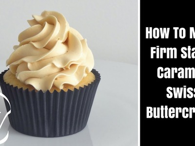 How To Make Thick Stable Caramel Swiss Meringue Buttercream by Cupcake Savvy's Kitchen