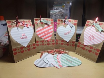 How to Make Valentine's Heart Treat Bags with the January 2016 Paper Pumpkin Kit