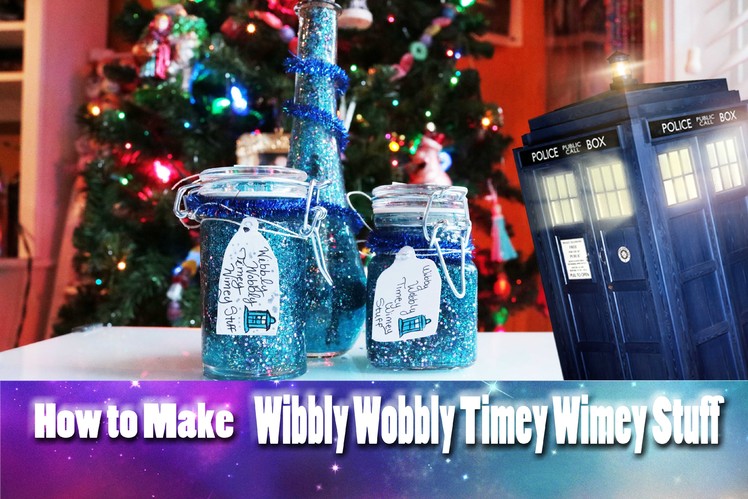 How to Make "WIBBLY WOBBLY TIMEY WIMEY STUFF" (a Doctor Who Craft) - @dramaticparrot