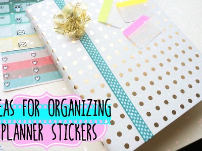 How to Organize Planner Stickers