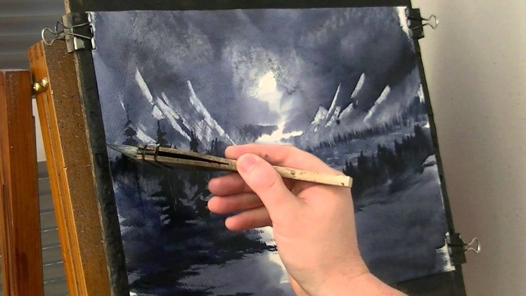How to paint watercolour landscapes the easy way