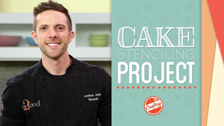 How to Stencil a Cake Project with Cake Designer Joshua John Russell
