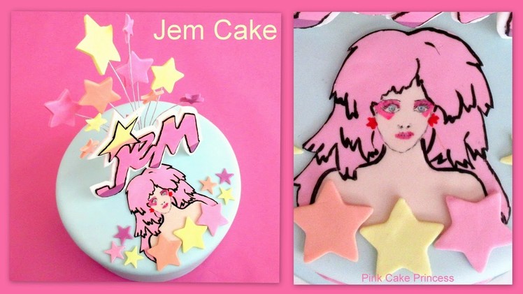 Jem And The Holograms Cake Toppers How to by Pink Cake Princess