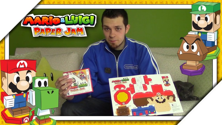 Mario & Luigi: Paper Jam - How To Build Papercraft Mario, Luigi, Yoshi, & Goomba!