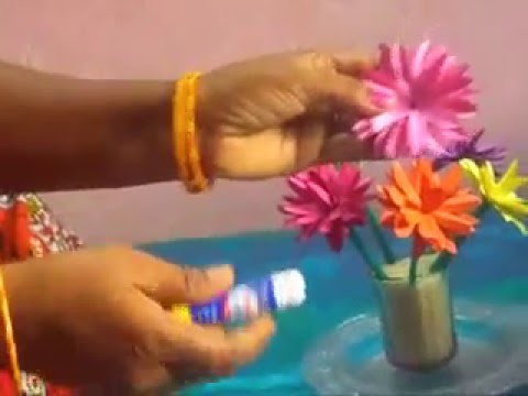 Paper Crafts Ideas - How to make a Beautiful Lotus flower  with paper