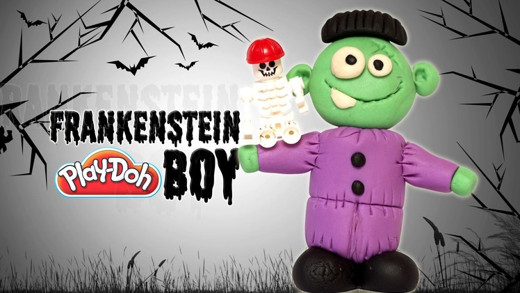 Play Doh Halloween Frankenstein Boy | Frankenstein Boy | How To Make Halloween Frankenstein Boy