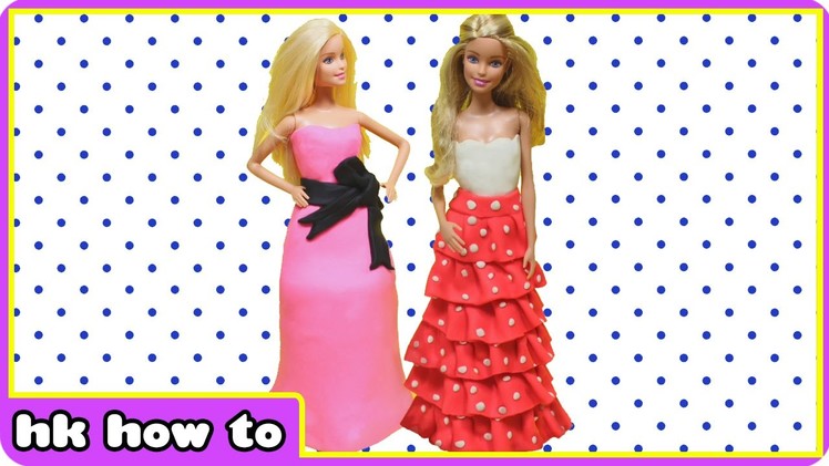 Play Doh Princess Dresses | Play Doh Barbie Dress by HooplaKidz How To