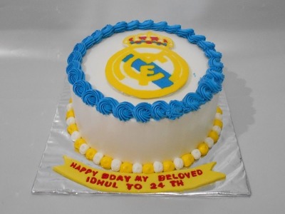 Real Madrid Cake How to Make Easy