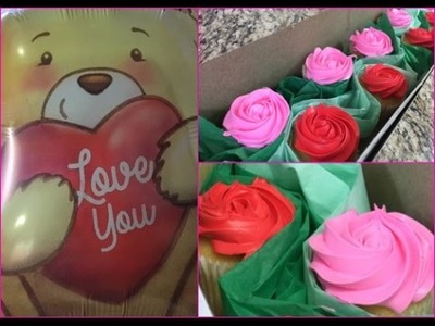 Valentine's Day Rose Cupcake Bouquet(How To)