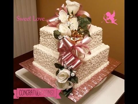 Wedding Cake Decorating Tutorial: How To