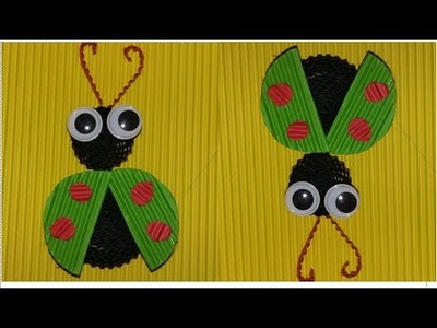 DIY beetle from corrugated paper. kokoru paper (simple and easy)