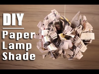 DIY Paper Lamp Shade | Easy Step By Step