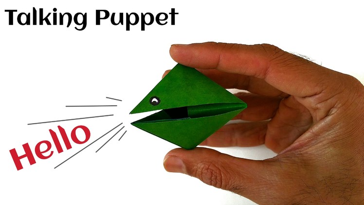 Easy and Fun Origami - Paper "Cute Talking Puppet. Snooper!