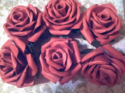 Handmade Paper Roses (NON-Tutorial)