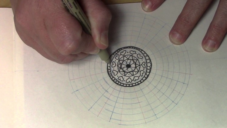 How I draw a Mandala | Beginner's Art | Beginner Drawing | Beginning Mandalas