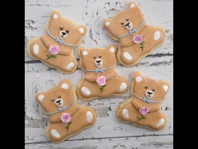 How To Decorate A Teddy Bear Cookie