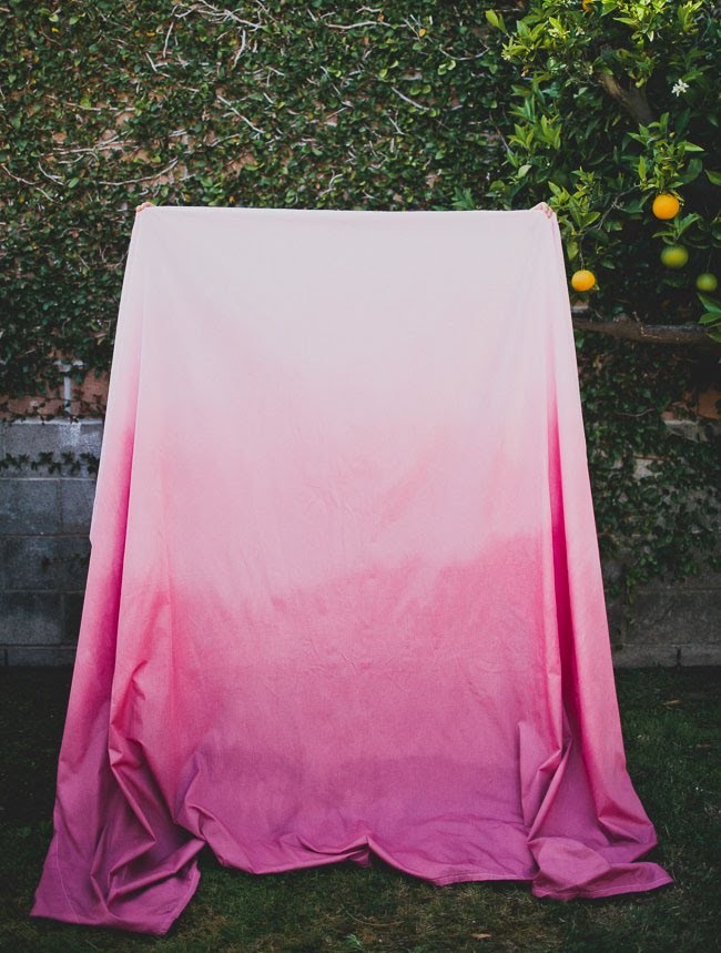 How to Do Ombre Tablecloth