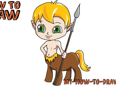 How to draw a Centaur - Easy step-by-step drawing tutorial