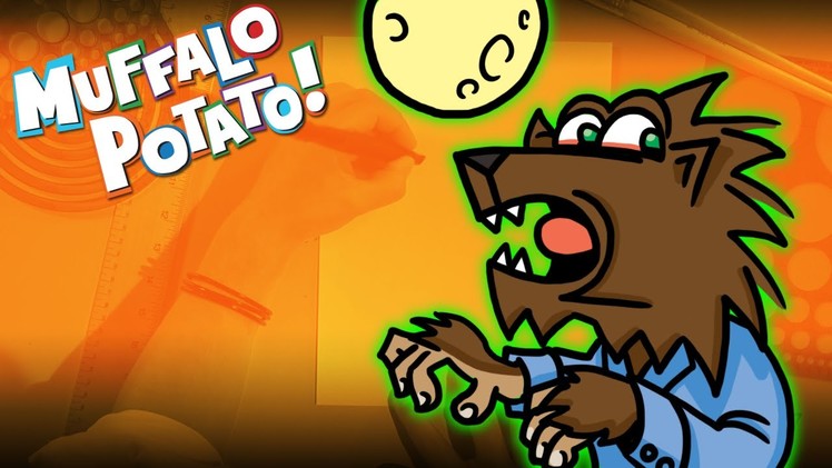 How to Draw A WEREWOLF with Muffalo Potato - Halloween Season