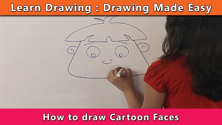 How to draw Cartoon Faces | Learn Drawing For Kids | Learn Drawing Step By Step For Children