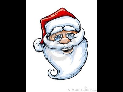 How to Draw Santa Claus -Step by Step to draw santa claus face