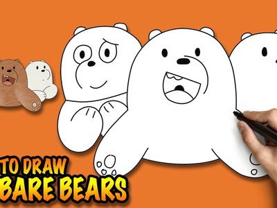 How to draw We Bare Bears - Easy step-by-step drawing tutorial