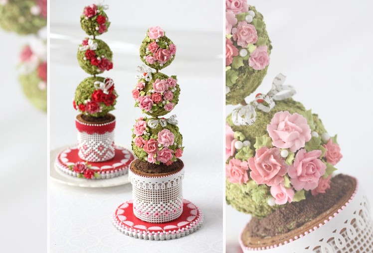 How to Make 3-D Cookie Topiaries