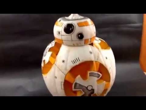 How to make a BB-8 Halloween Pumpkin