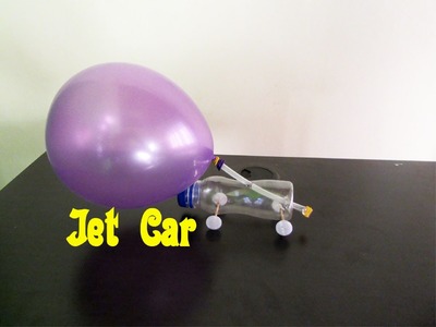 How to make a Jet Car With Balloon - Easy Tutorials