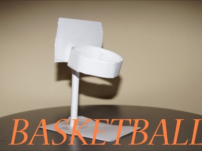 How To Make a Paper Basketball Hoop using A4 Paper